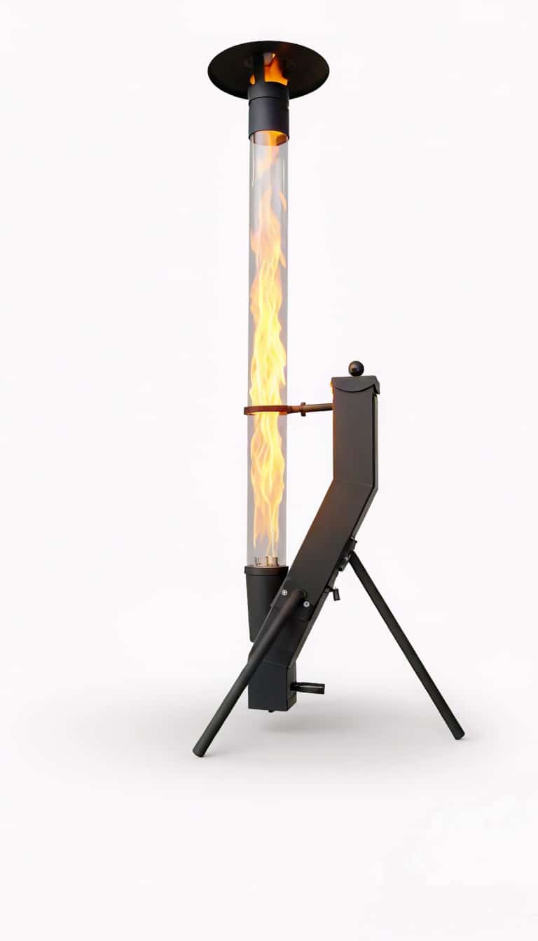 Cam Borulu Roket Pelet Soba